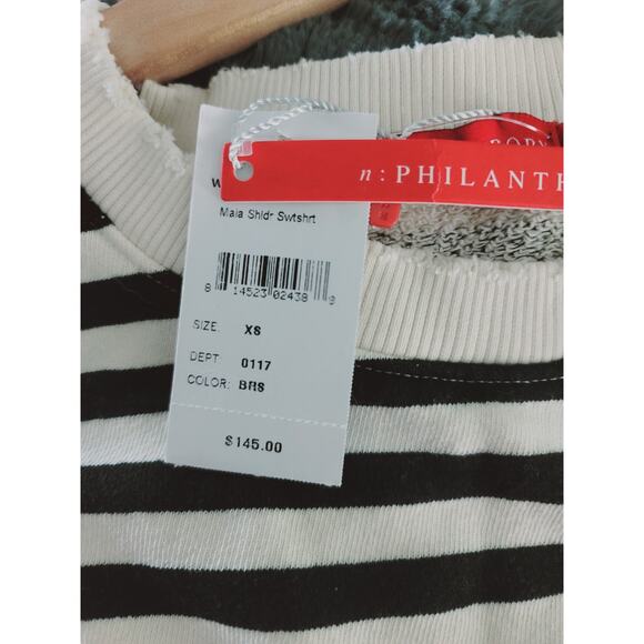 NWT Philanthropy Maia Cold Shoulder Sweatshirt - XS - Picture 11 of 12